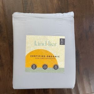 New Organic Cotton King Sheet Set - Kindlier